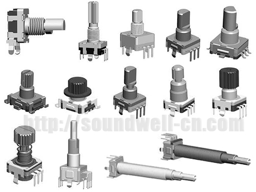 EC11 Metal shaft incremental encoder