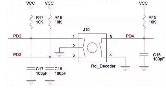 旋轉編碼器應用電路